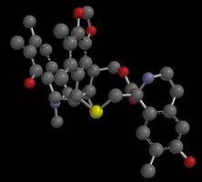Anti-tumor drug ecteinascidin 743 (ET-743), structure without hydrogens 03