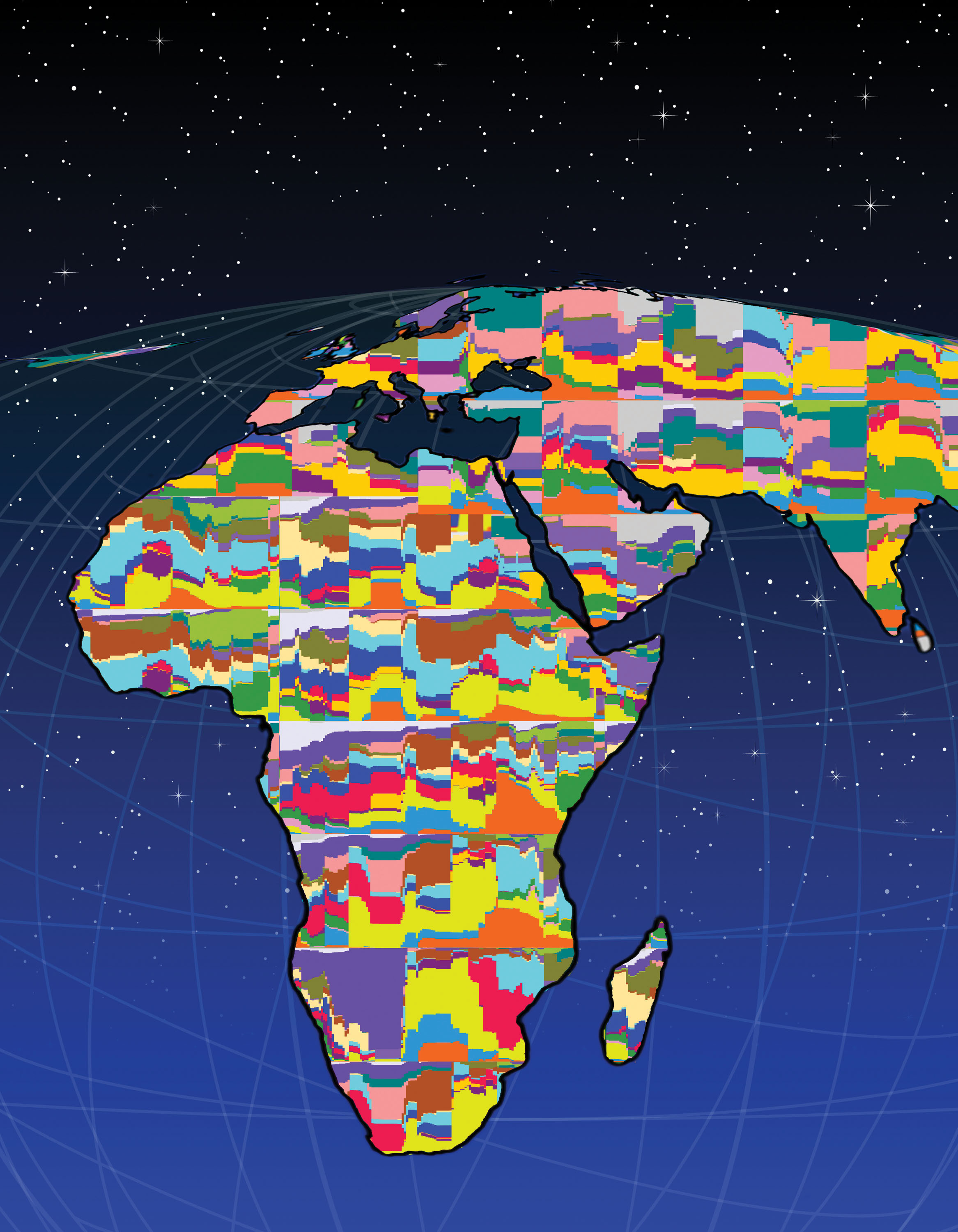 genetic world map