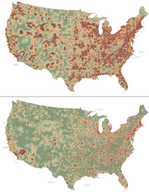 Mapping disease spread