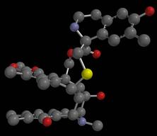 Anti-tumor drug ecteinascidin 743 (ET-743), structure without hydrogens 01